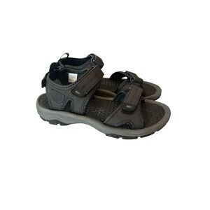 Khombu Barracuda Ankle‎ Strap Outdoor Sandals  Men's Black Size 8 Summer Camping